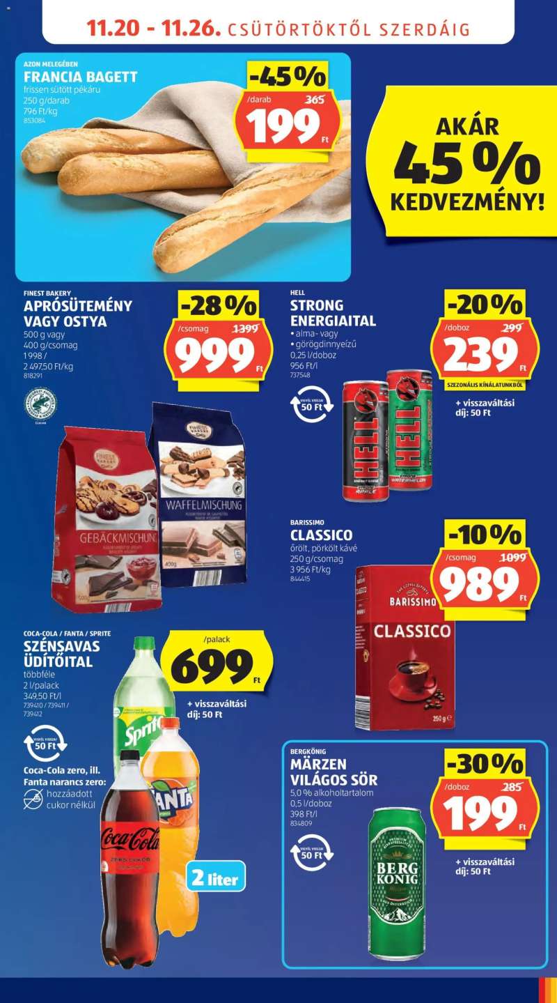 Aldi Akciós újság Aldi 15 oldal