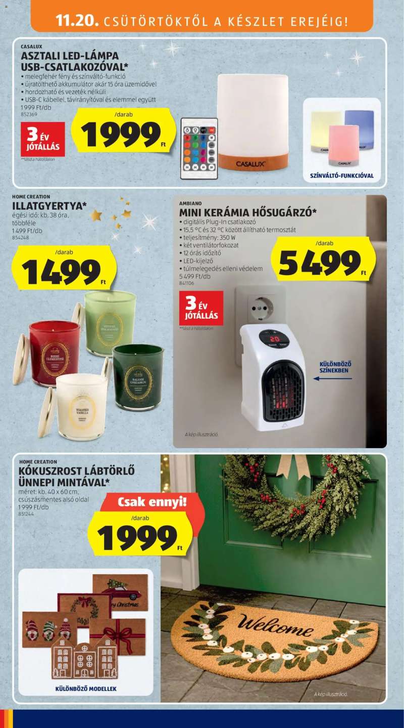 Aldi Akciós újság Aldi 26 oldal