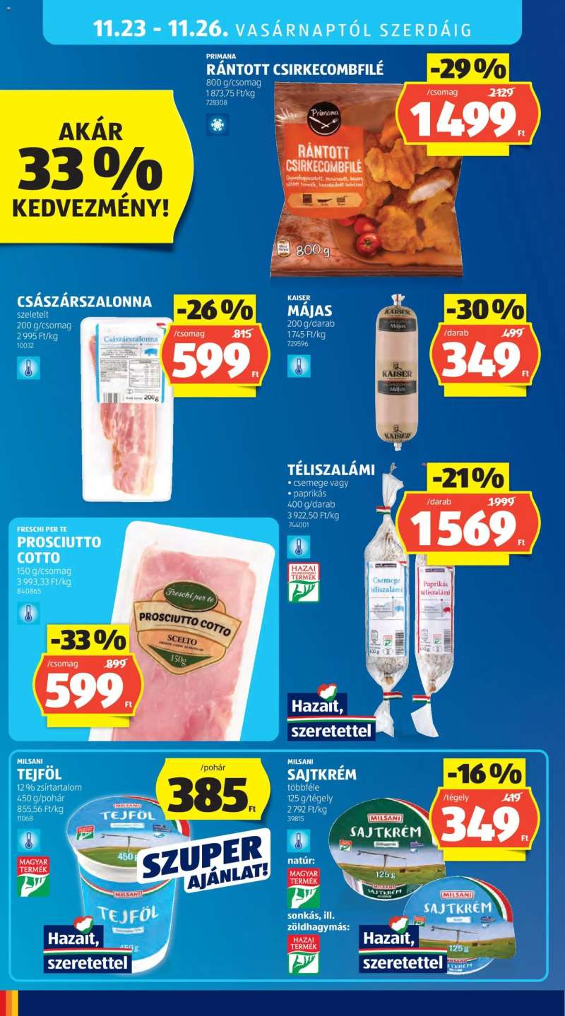 Aldi Akciós újság Aldi 36 oldal