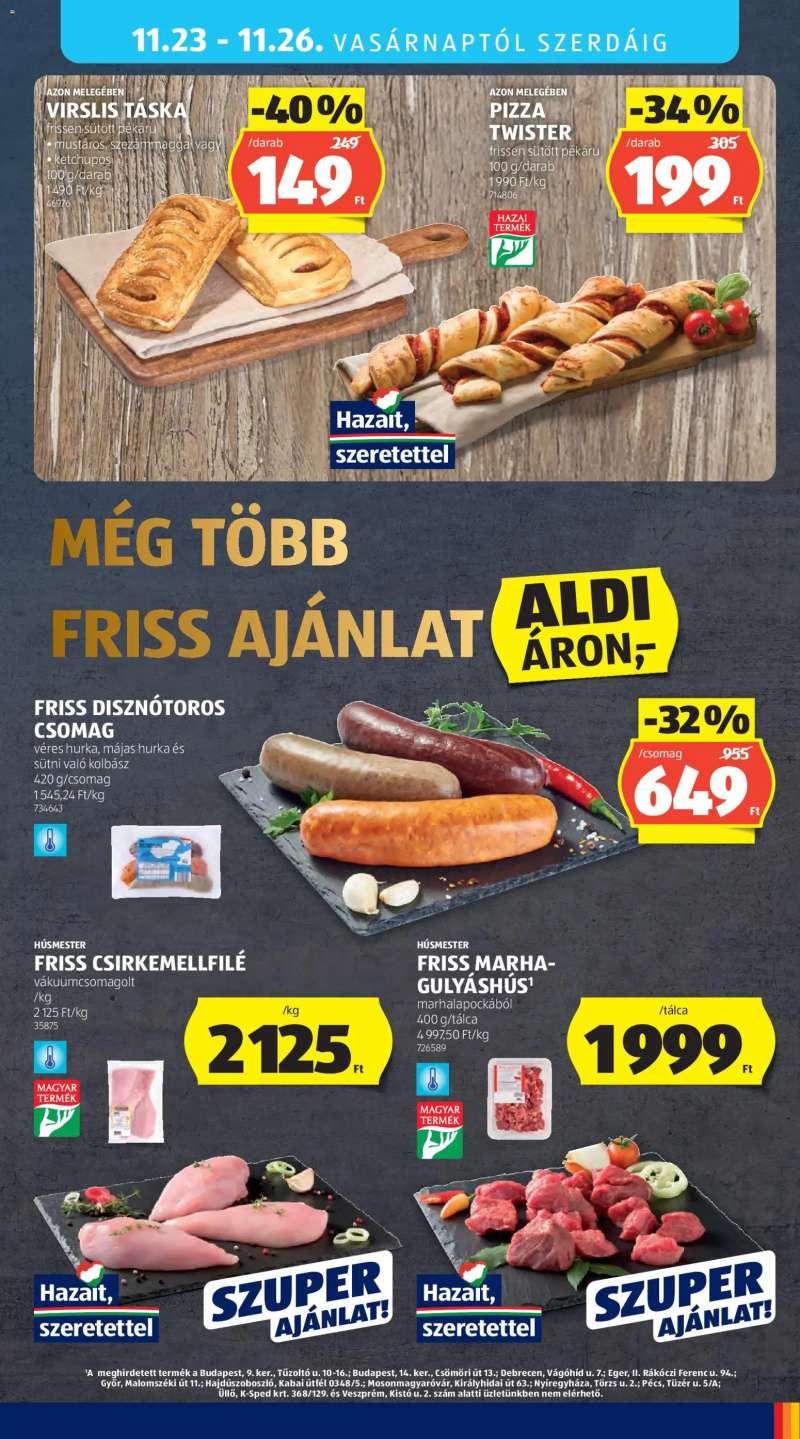 Aldi Akciós újság Aldi 39 oldal