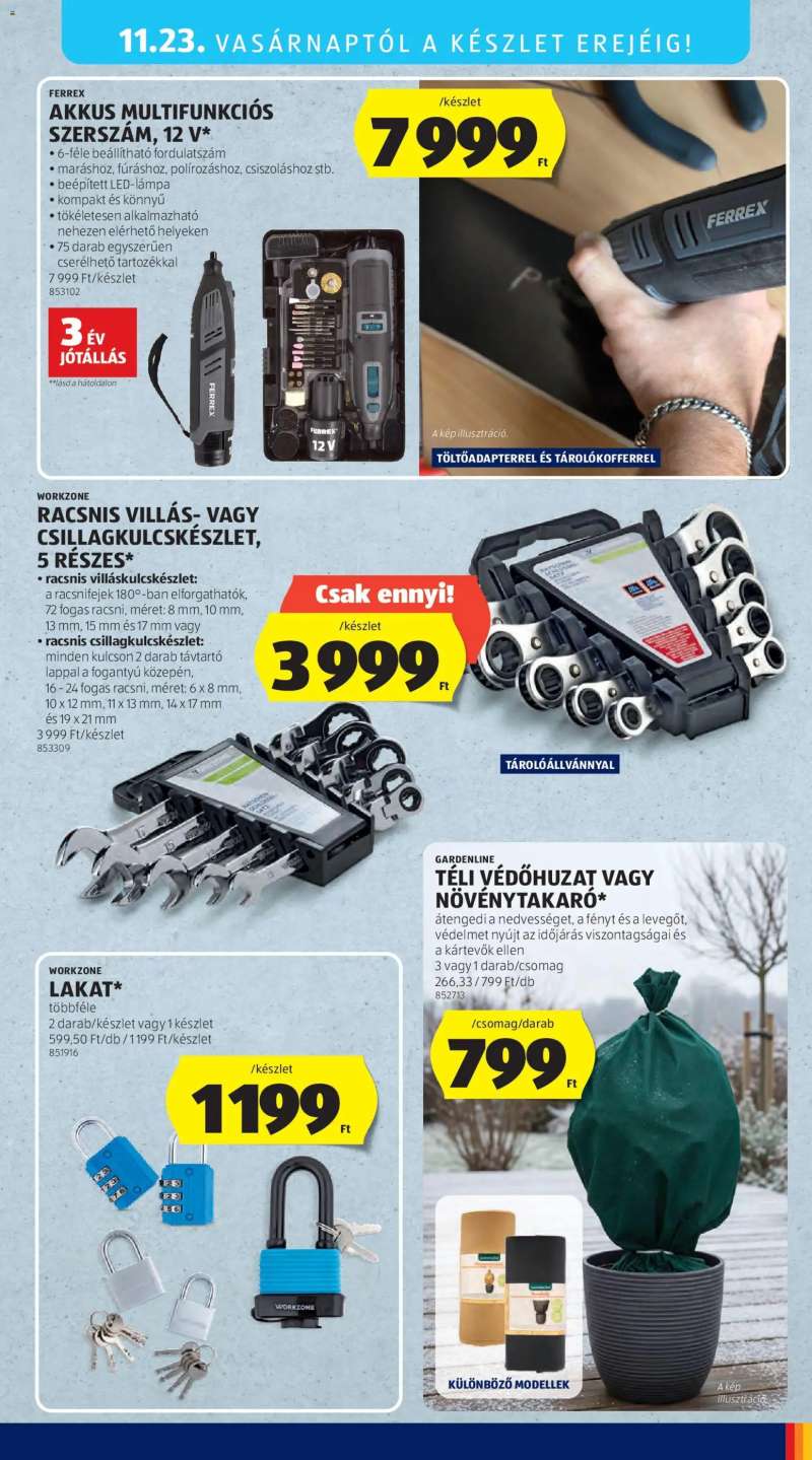 Aldi Akciós újság Aldi 55 oldal