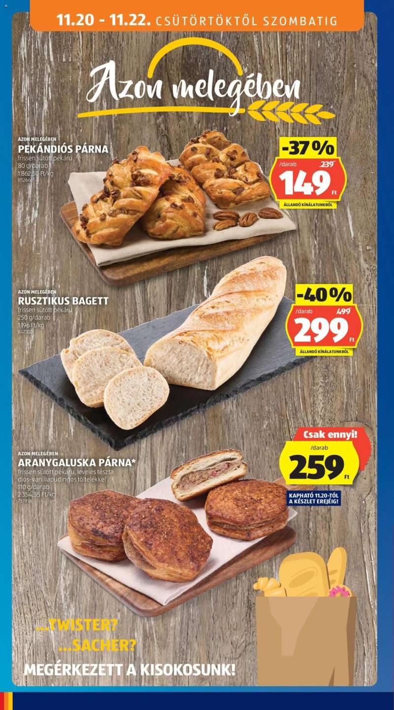 Aldi Akciós újság Aldi 8 oldal