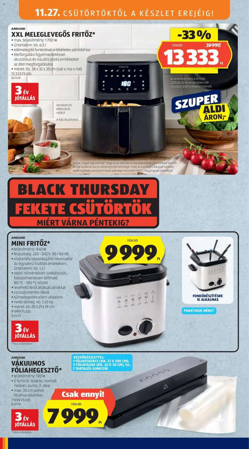 Aldi Black Friday 24 oldal