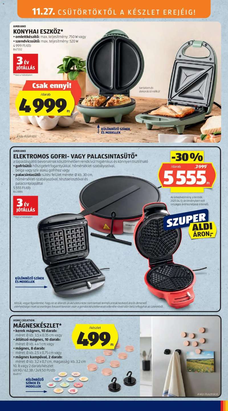 Aldi Black Friday 25 oldal