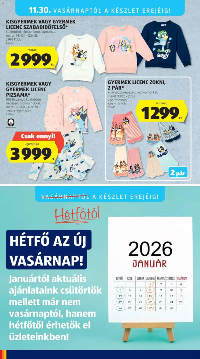 Aldi Középső sor termékei 18 oldal