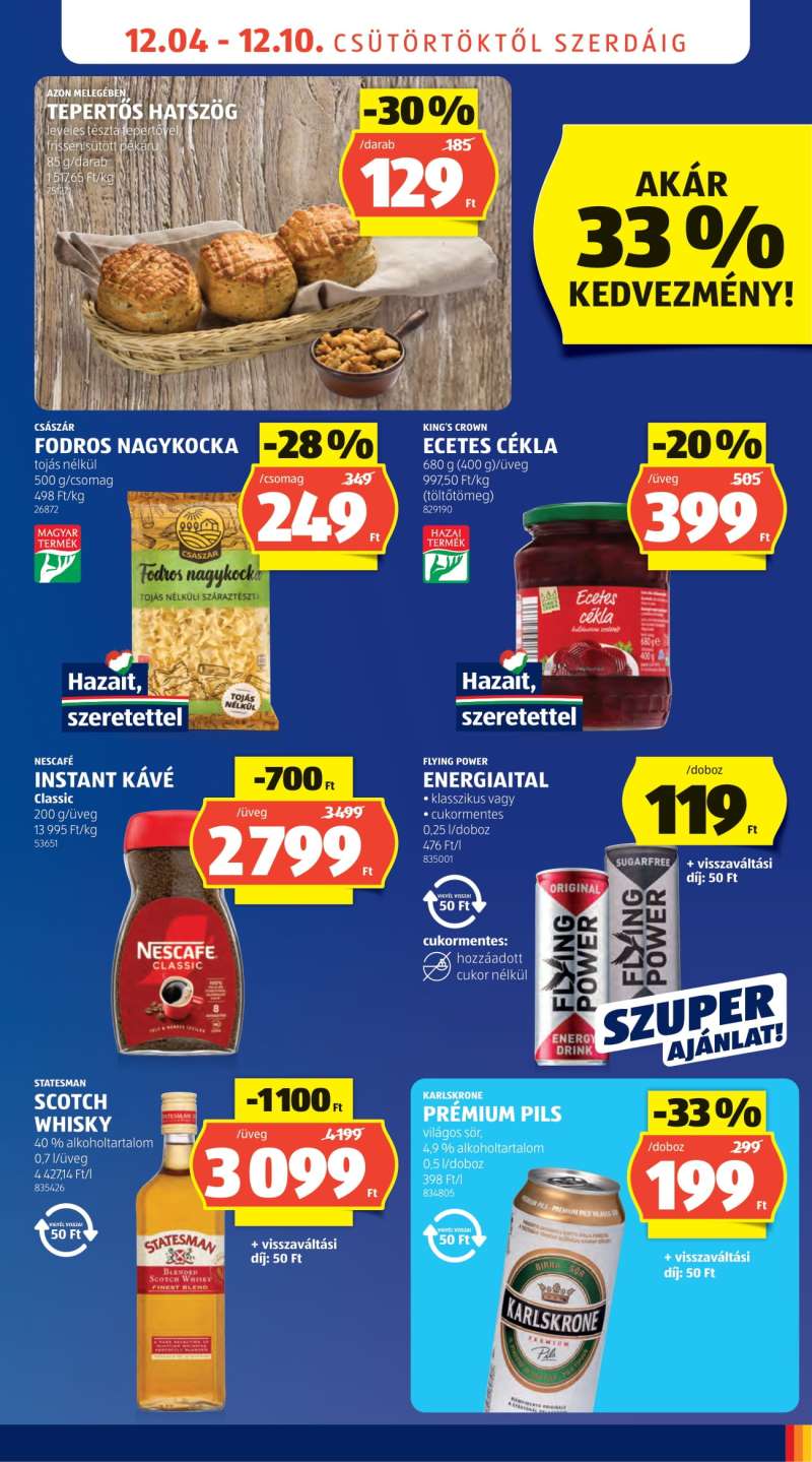 Aldi Akciós Újság 15 oldal