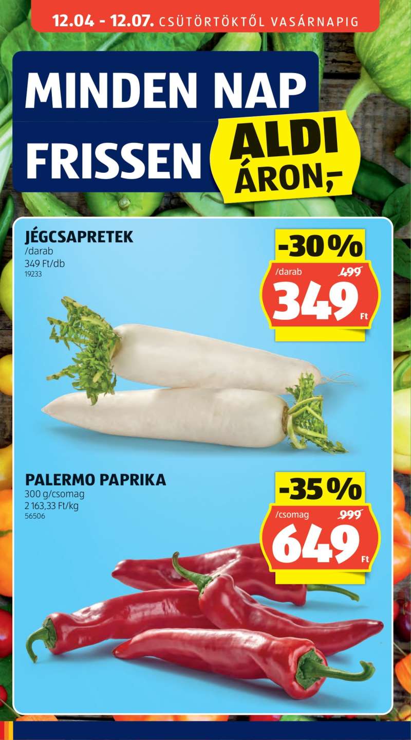 Aldi Akciós Újság 18 oldal