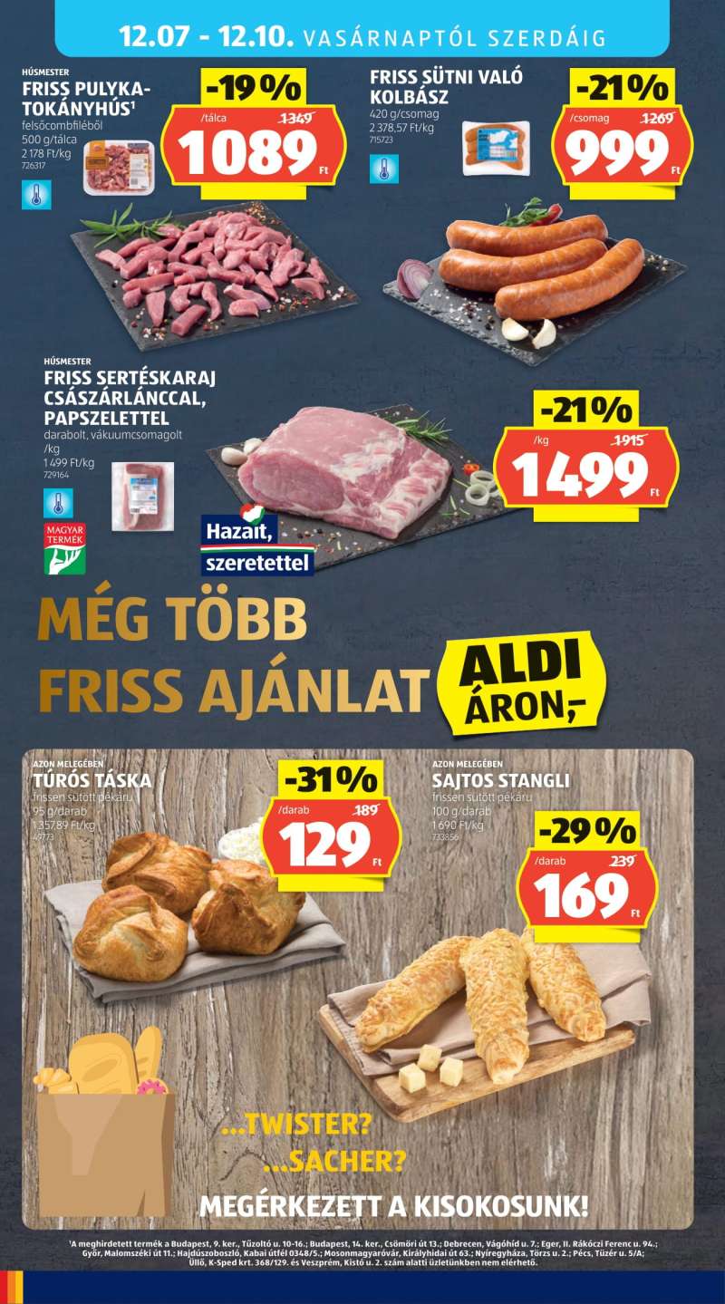Aldi Akciós Újság 40 oldal
