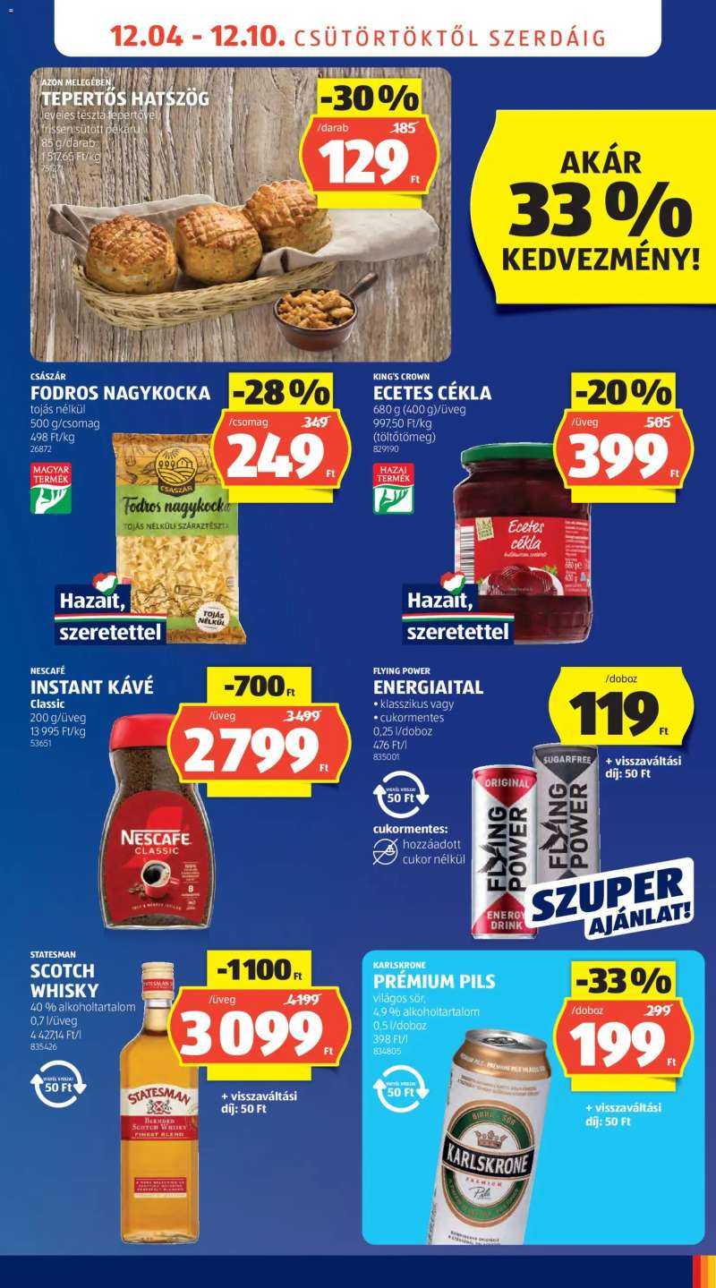 Aldi Akciós újság Aldi 15 oldal