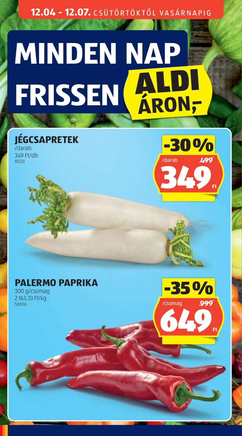 Aldi Akciós újság Aldi 18 oldal