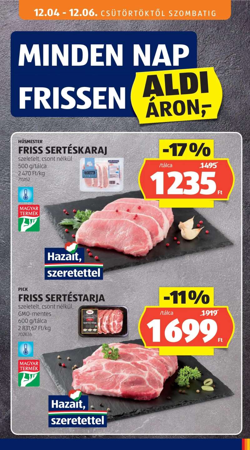 Aldi Akciós újság Aldi 19 oldal