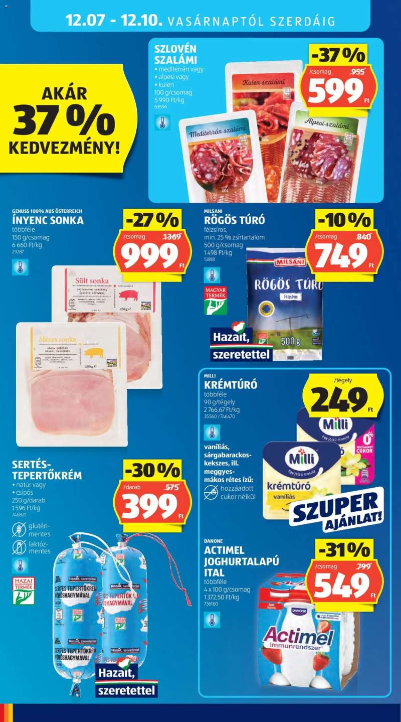 Aldi Akciós újság Aldi 38 oldal