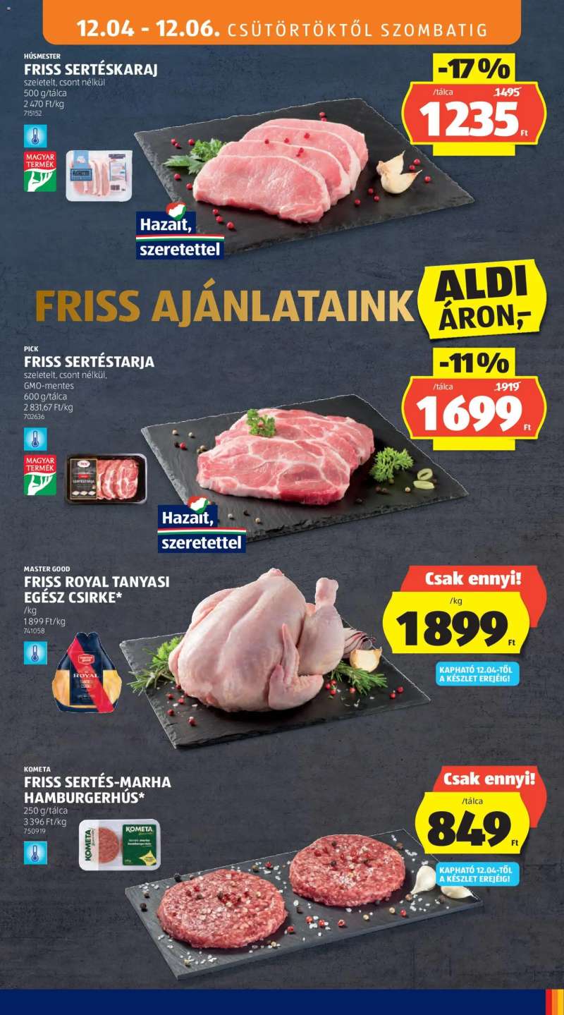 Aldi Akciós újság Aldi 9 oldal
