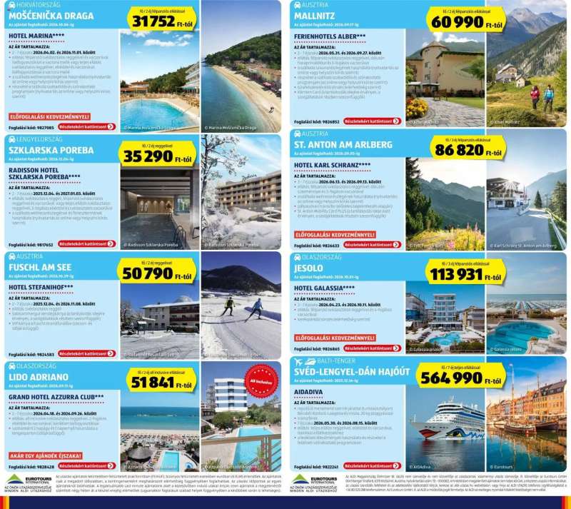 Aldi Utazás katalógus 2 oldal