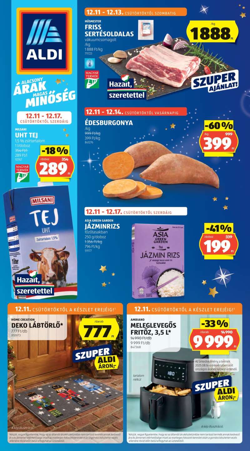 Aldi Akciós Újság 1 oldal