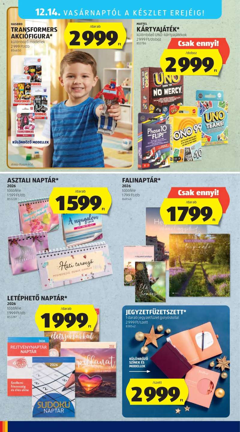 Aldi Középső sor termékei 16 oldal