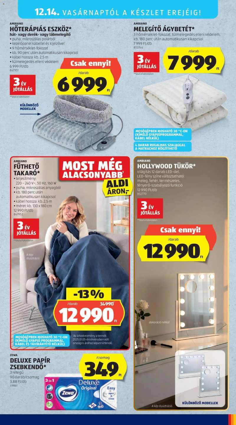 Aldi Középső sor termékei 17 oldal