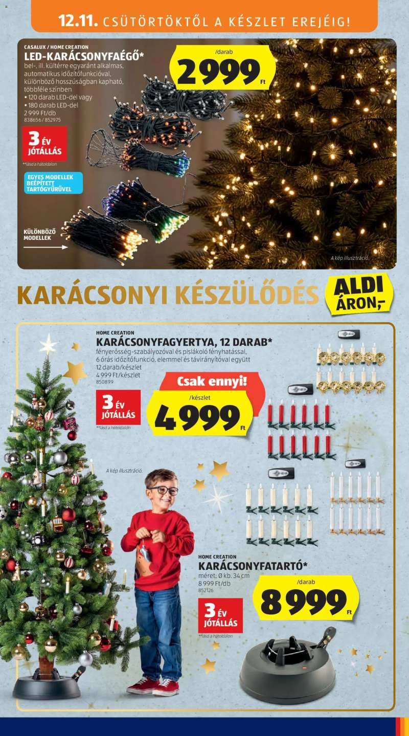 Aldi Középső sor termékei 3 oldal