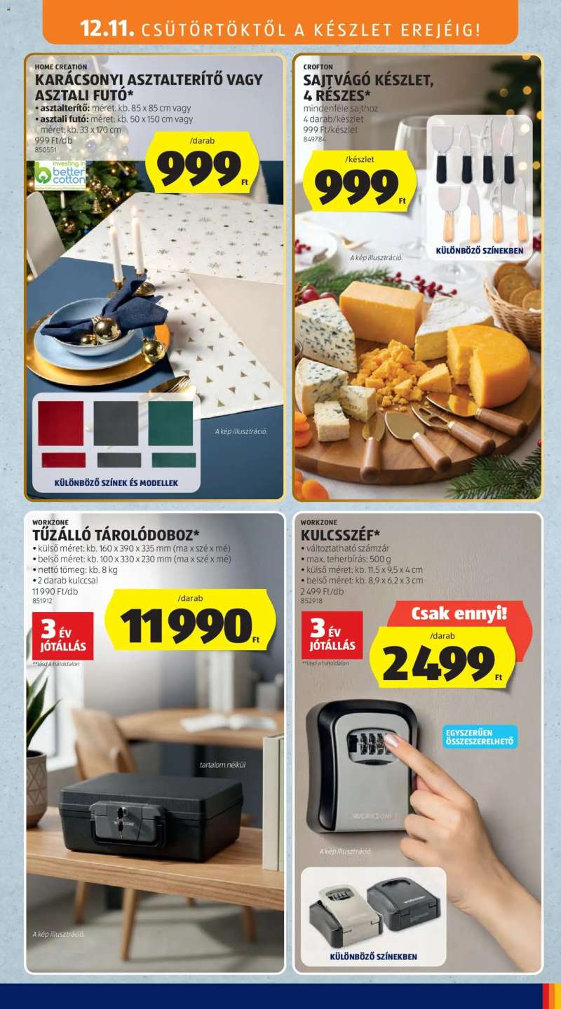 Aldi Középső sor termékei 7 oldal