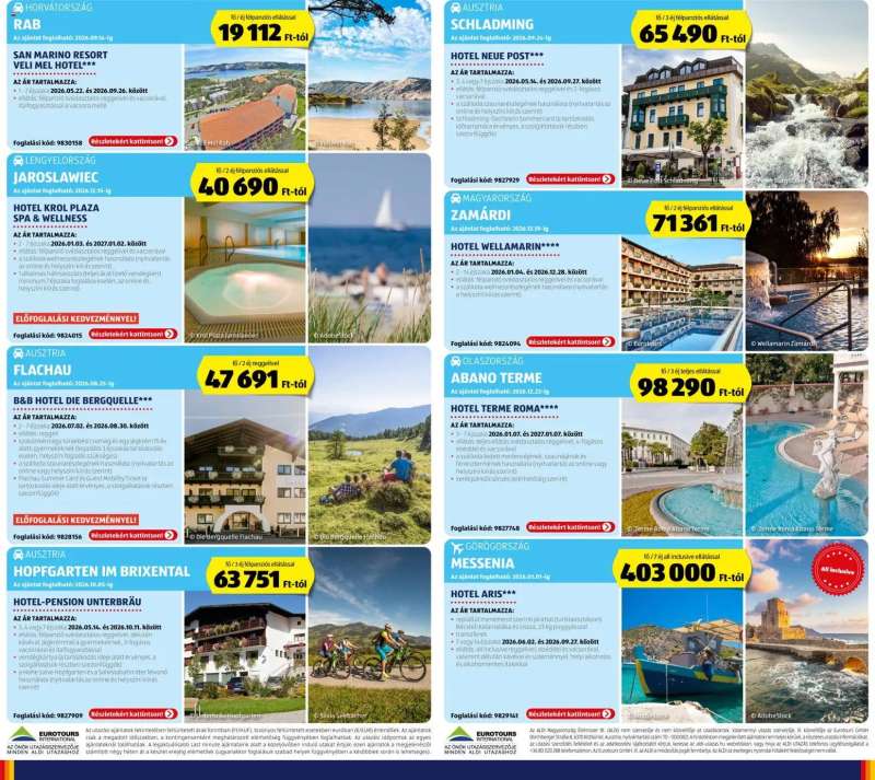 Aldi Utazás katalógus 2 oldal