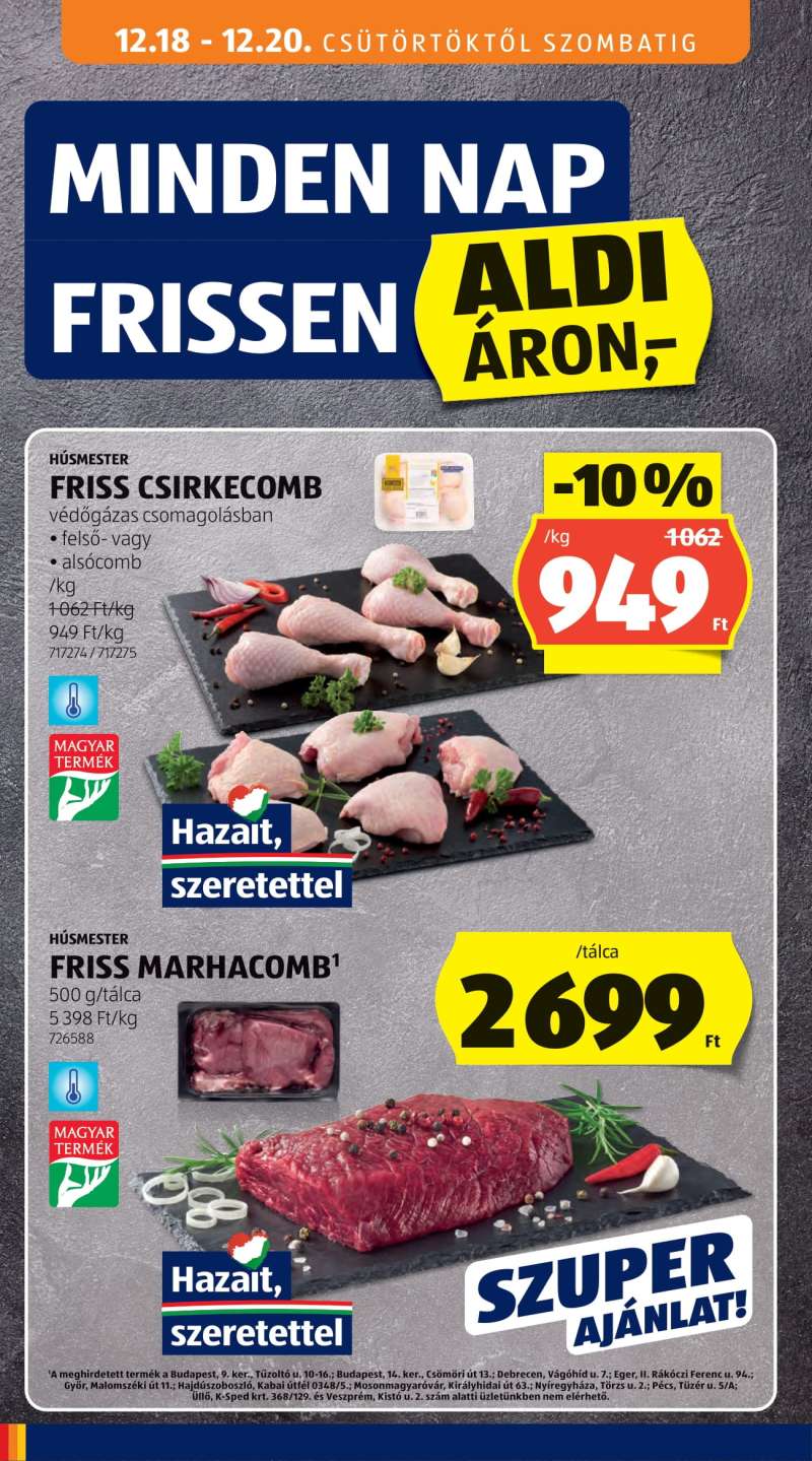 Aldi Akciós Újság 16 oldal