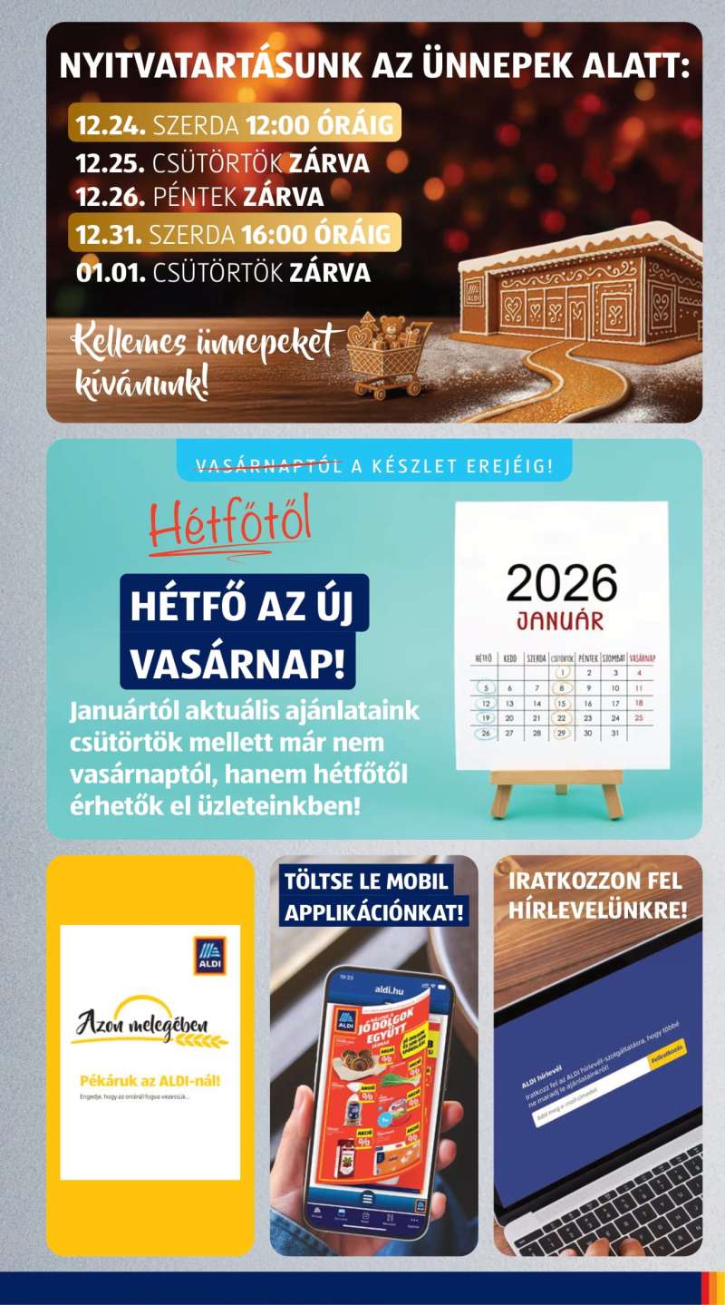 Aldi Akciós Újság 3 oldal