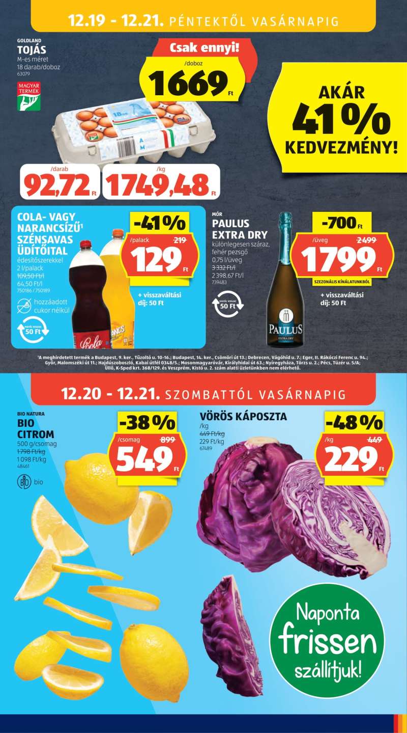 Aldi Akciós Újság 39 oldal