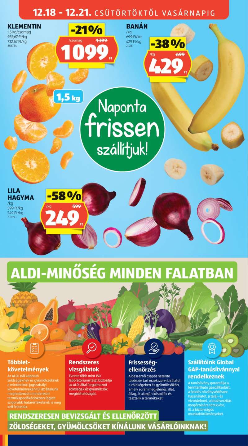 Aldi Akciós Újság 8 oldal