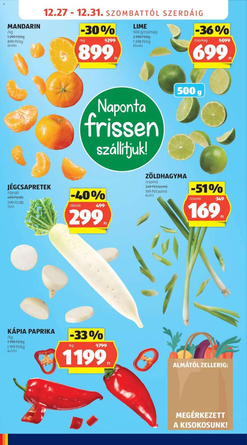 Aldi Akciós újság Aldi 18 oldal