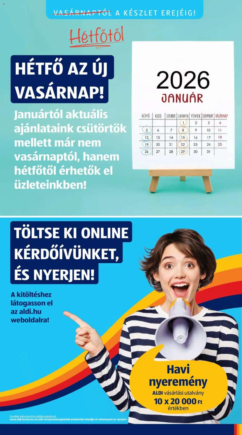 Aldi Akciós újság Aldi 37 oldal