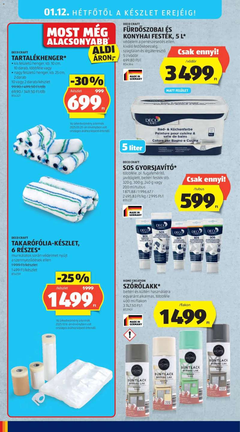 Aldi Akciós újság Aldi 38 oldal