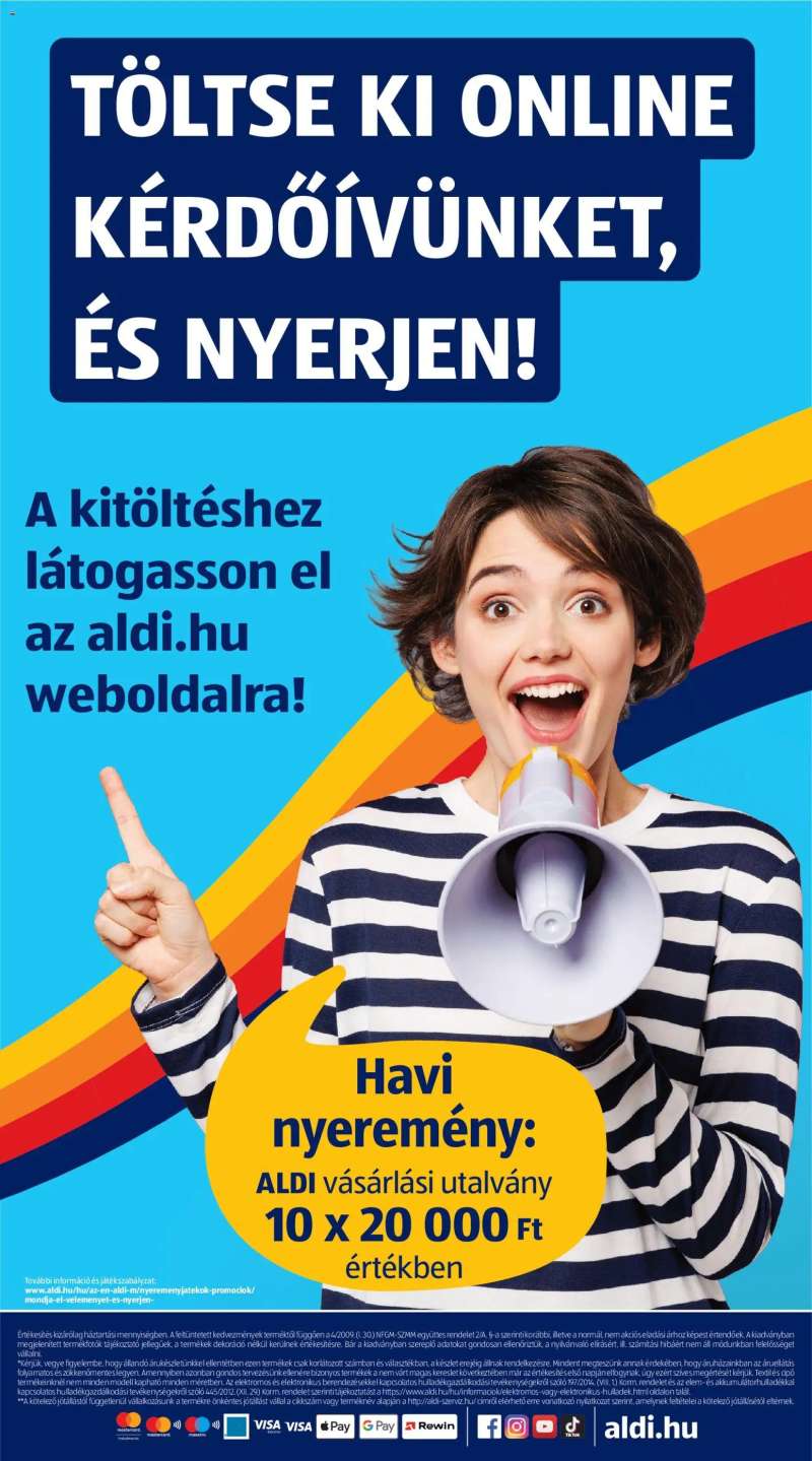 Aldi Középső sor termékei 13 oldal