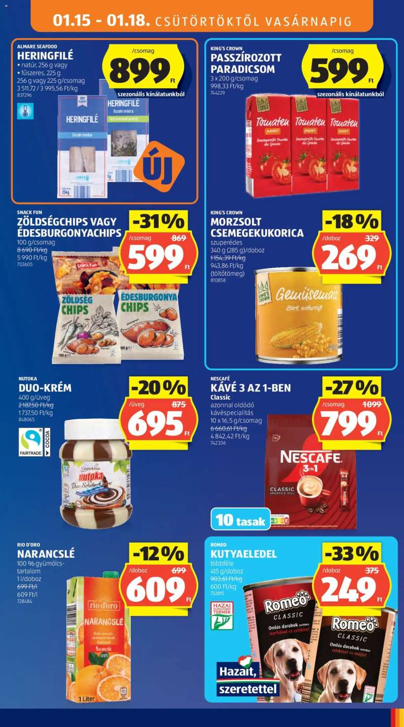 Aldi Akciós újság Aldi 13 oldal