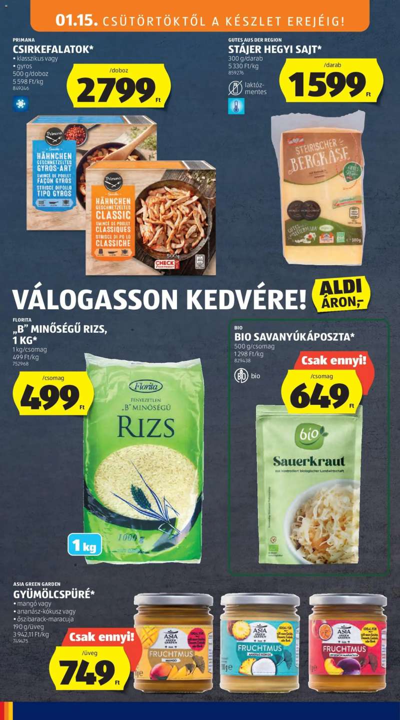 Aldi Akciós újság Aldi 22 oldal