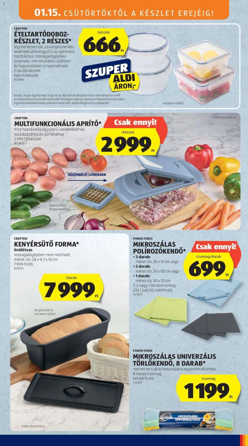 Aldi Akciós újság Aldi 25 oldal