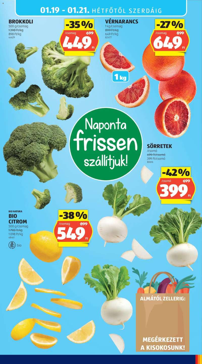 Aldi Akciós újság Aldi 35 oldal