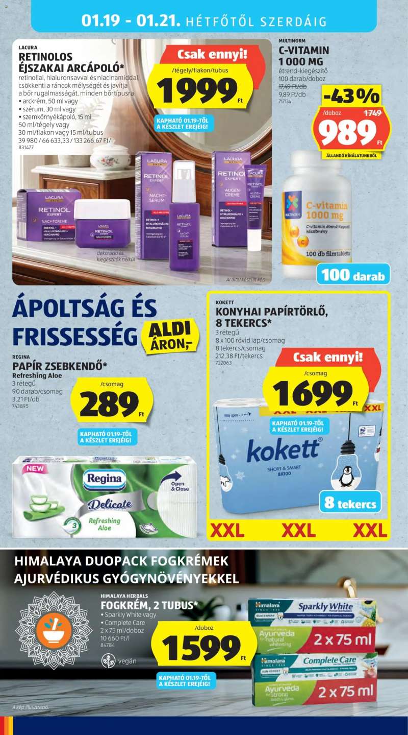Aldi Akciós újság Aldi 44 oldal