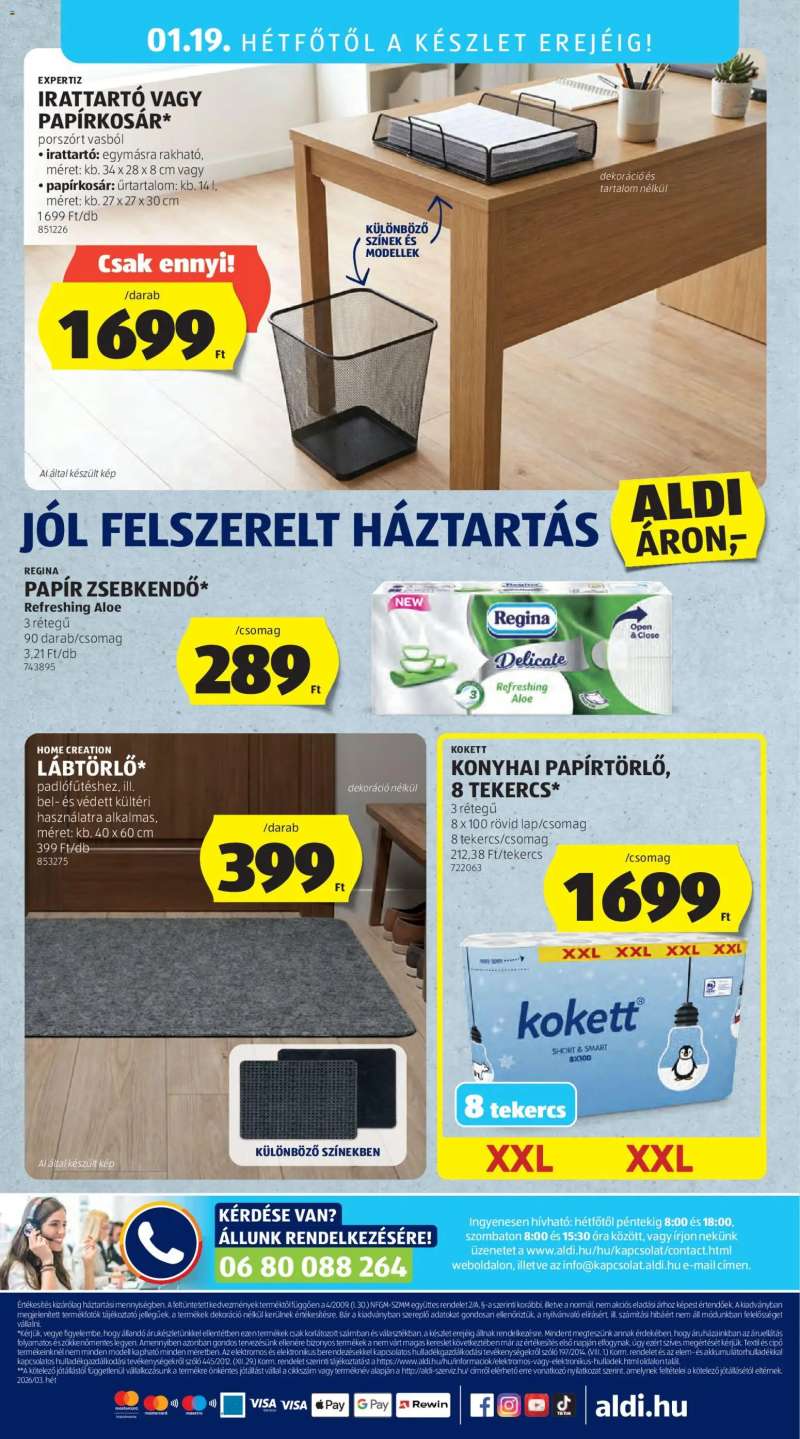 Aldi Akciós újság Aldi 46 oldal