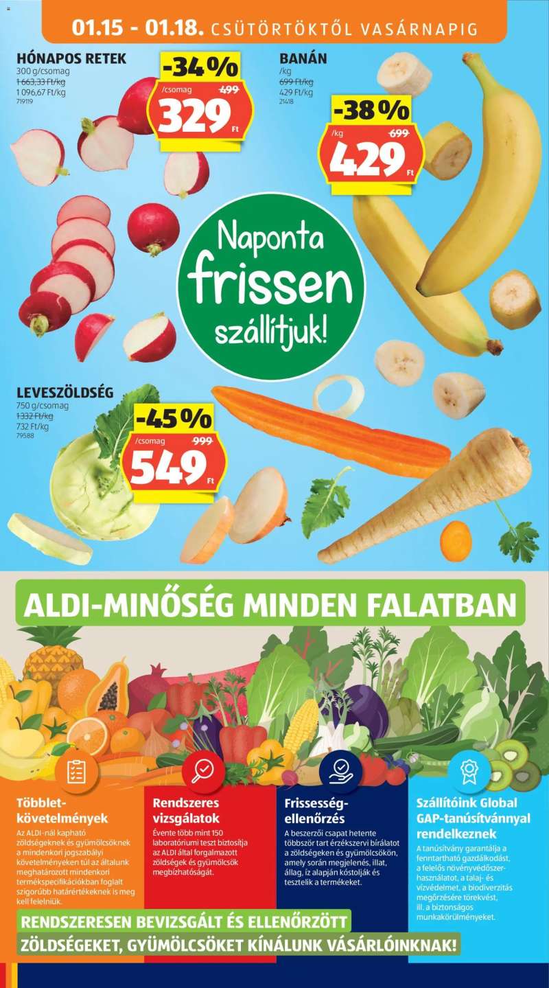 Aldi Akciós újság Aldi 8 oldal