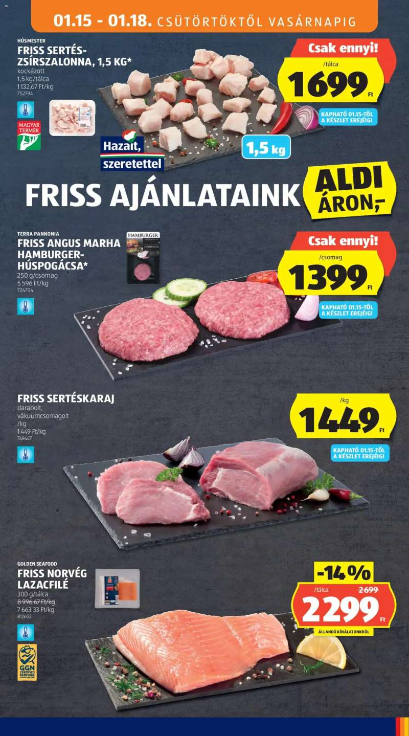 Aldi Akciós újság Aldi 9 oldal