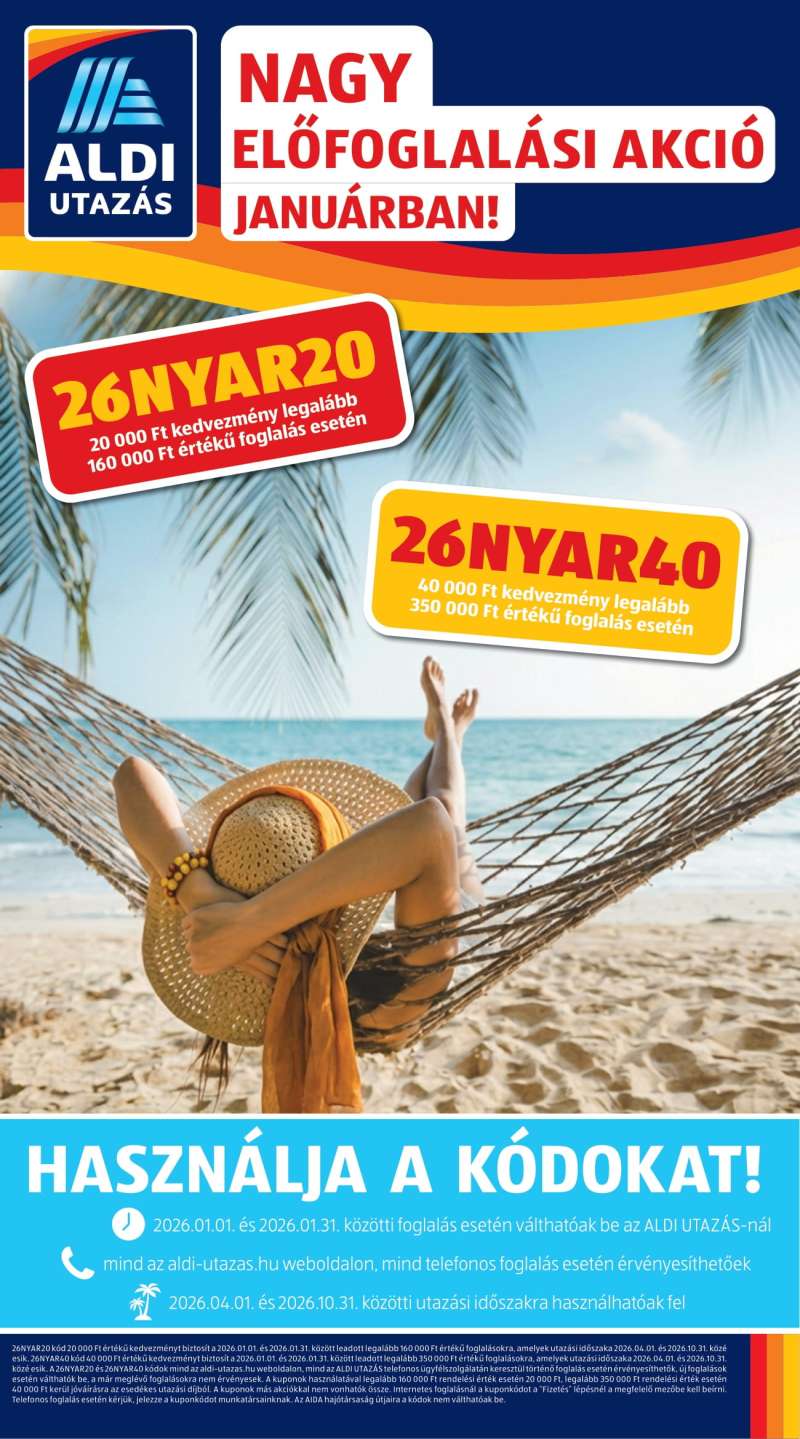 Aldi Akciós Újság Aldi Utazás 1 oldal
