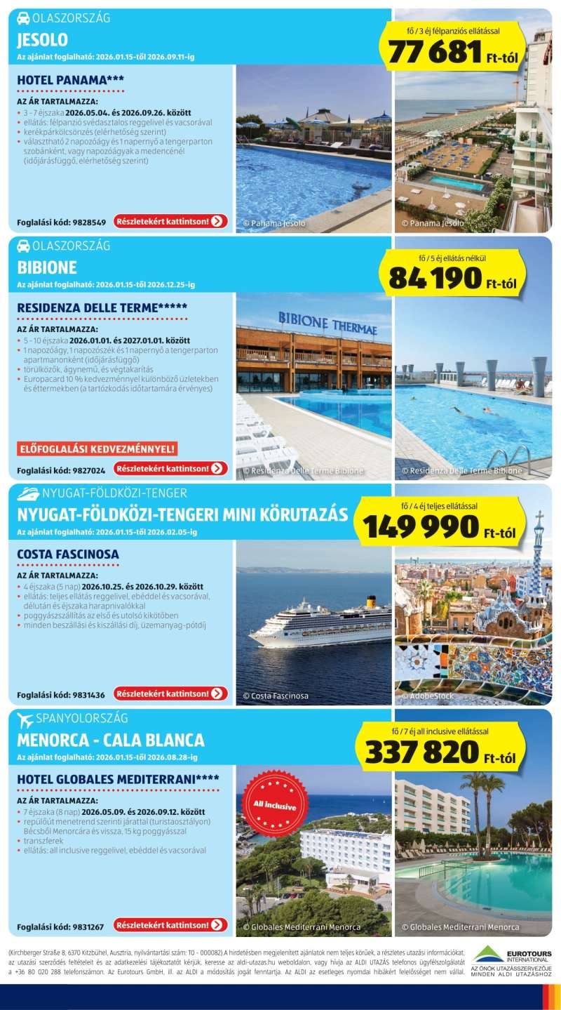 Aldi Akciós Újság Aldi Utazás 3 oldal