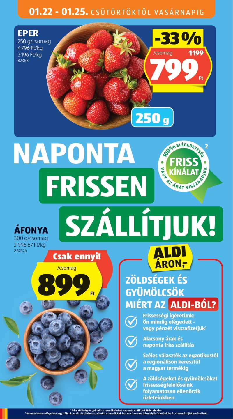 Aldi Akciós Újság 14 oldal