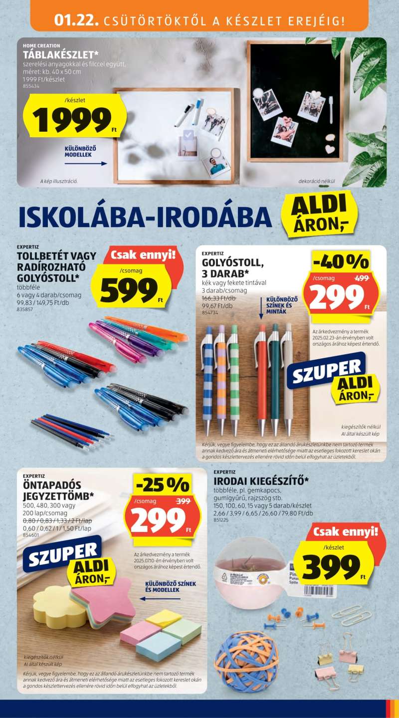 Aldi Akciós Újság 25 oldal