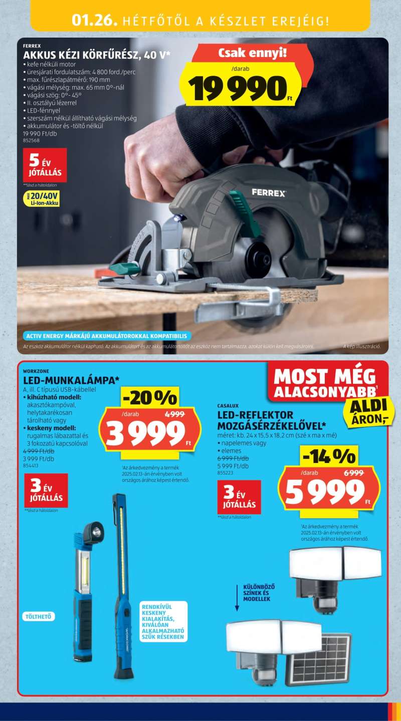 Aldi Akciós Újság 45 oldal