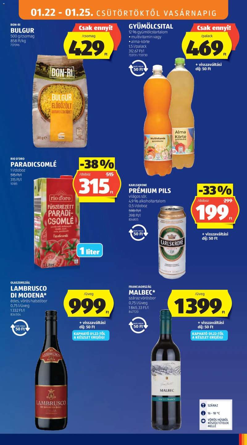 Aldi Akciós újság Aldi 13 oldal
