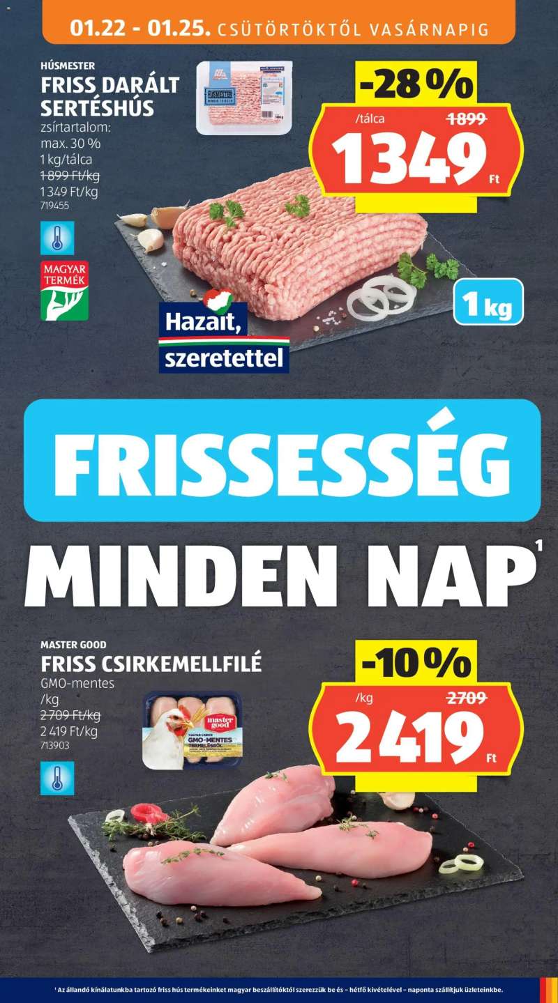 Aldi Akciós újság Aldi 15 oldal