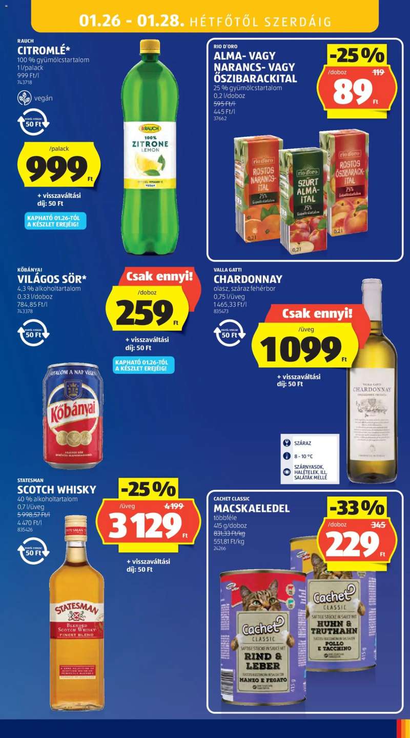 Aldi Akciós újság Aldi 37 oldal