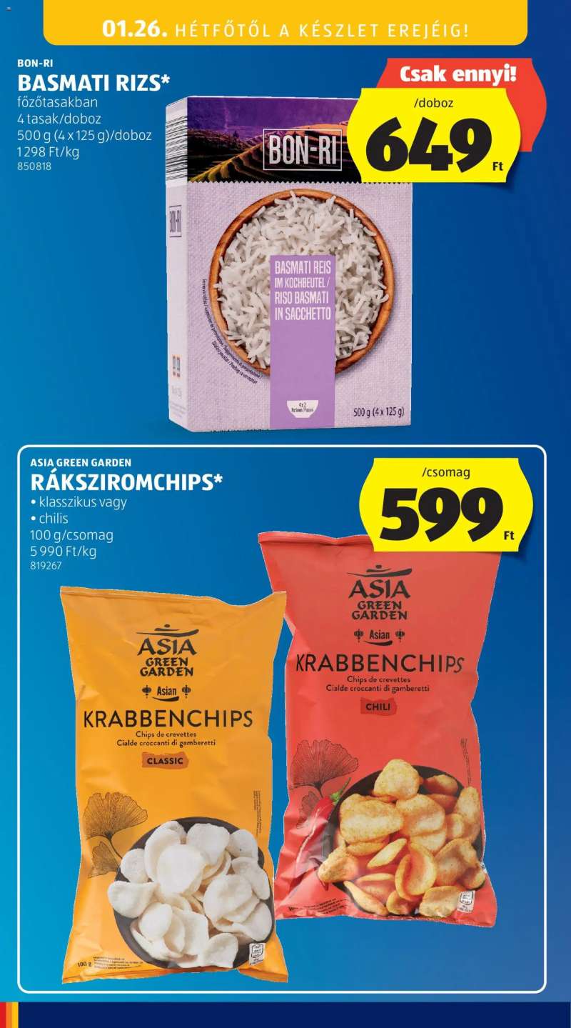 Aldi Akciós újság Aldi 38 oldal