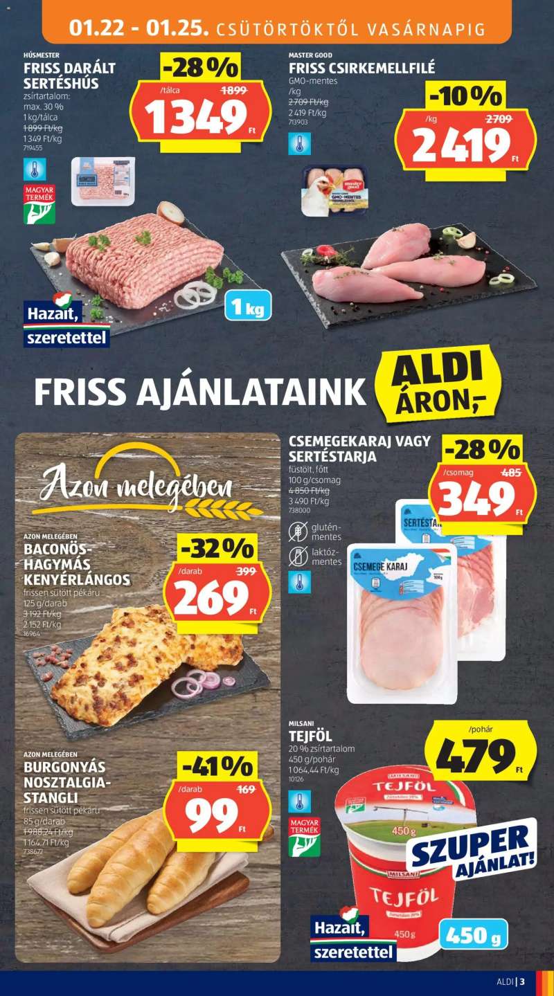 Aldi Akciós újság Aldi 9 oldal